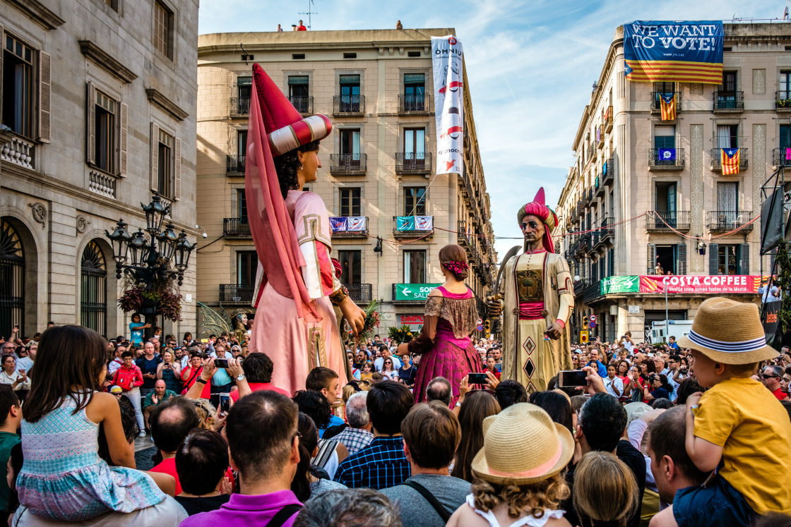 kultura katalonii giganci Barcelony jaume i violanta